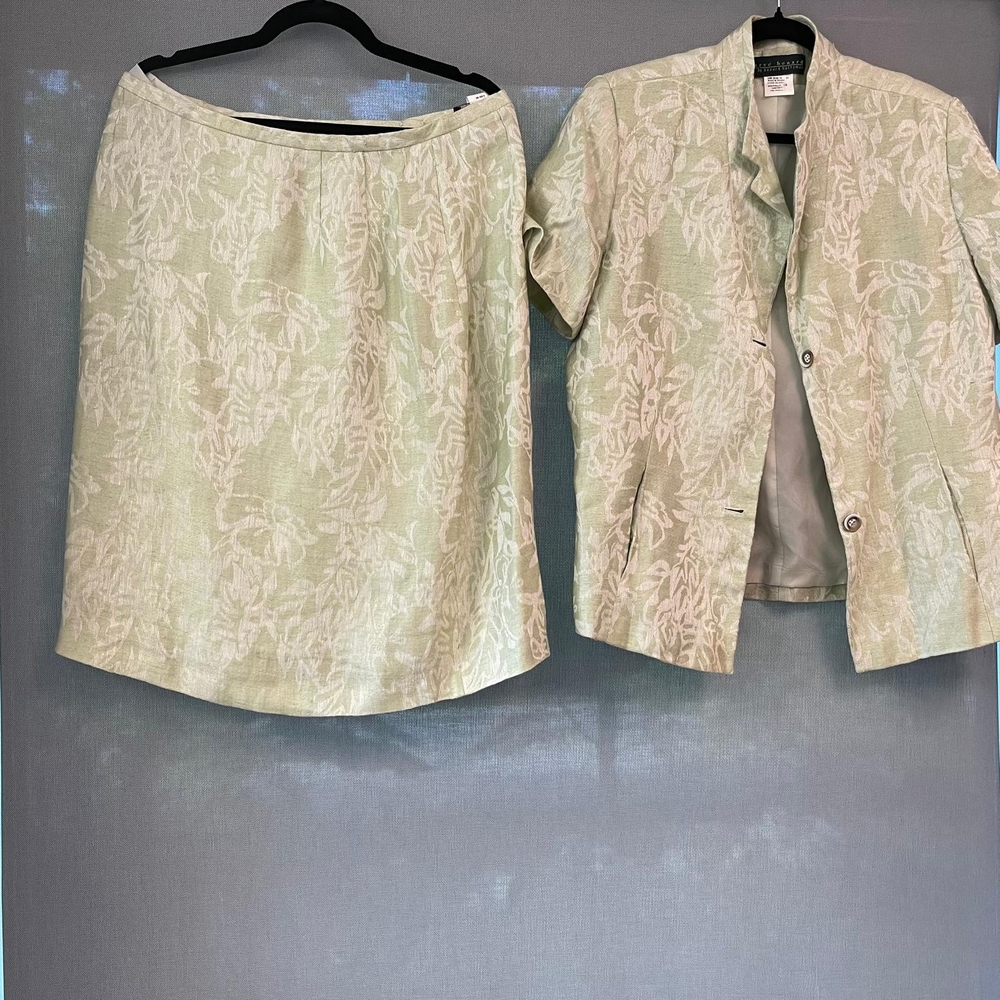Harve Benard Green Sleeveless Dress